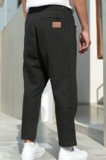 sarouel jean stretch drop Noir qaba'il – Image 2