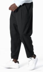 sarouel classik flanel noir qaba'il – Image 3