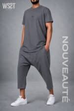 ensemble combo anthracite s26 wassat 100% coton