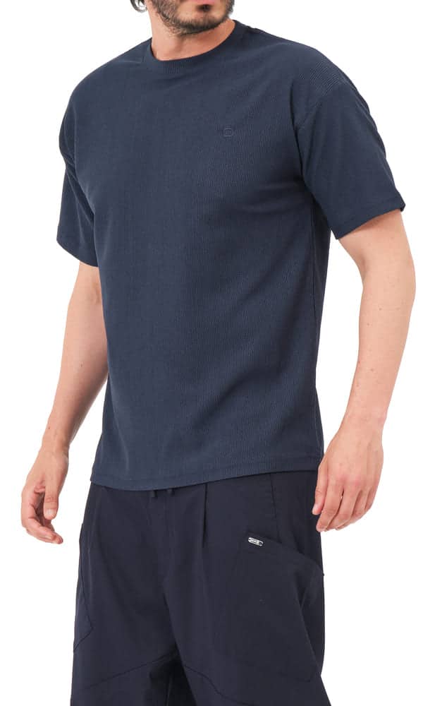 DSCF0359g (1) t-shirt waffle bleu qaba'il – Image 1