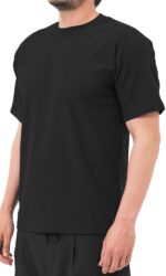 t-shirt oversized waffle noir qaba'il