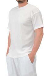 t-shirt waffle ecru qaba'il – Image 3