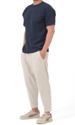 t-shirt oversized waffle noir qaba'il – Image 2