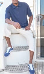 Sarouel Pantacourt Classik Tencel Crème Homme Qaba'il – Image 2