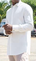 Chemise Design Beige Homme Qaba’il